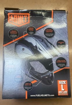 Fuel Helmets Adult Large Motorcycle Helmet
