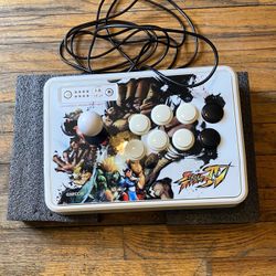 Capcom Street Fighter IV Arcade Fight Stick wired Mad Catz PS3 Tested & works 