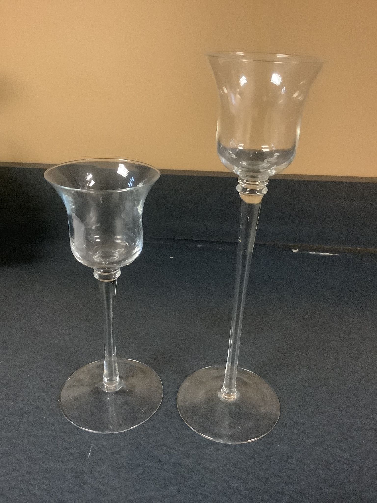 Glass Candle Holders