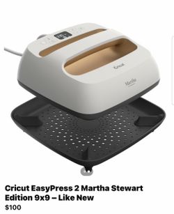 Cricut EasyPress 2 Martha Stewart Edition 9x9 – Like New