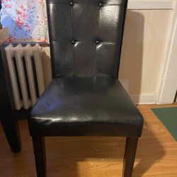 4 Leather Dinning Chairs