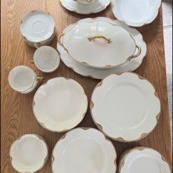 Haviland & Co Silver Anniversary Dish Set