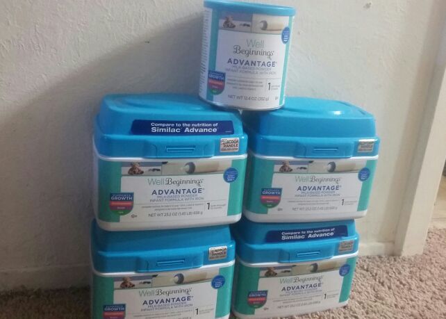 4 TUBS 1 Can GENERIC Similac Advance Blue Lid Powder Formula Cheap Walgreens Well Beginnings Leche de Polvo Para Bebe