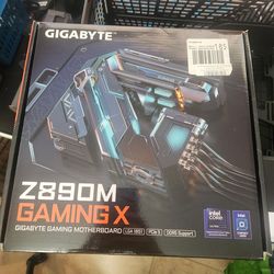 White Z890-M Gaming X Motherboard