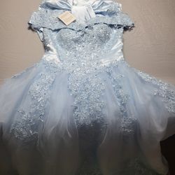 Light Blue Ball Gown