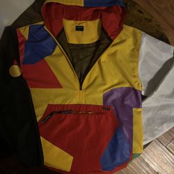 PEGLEG NYC  Raincoat Size XLColourful. 