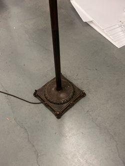 Bronze Ornate Floor Lamp Base