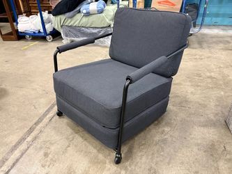 IKEA Brannboll Convertible Gaming Lounge Chair in Charcoal Grey