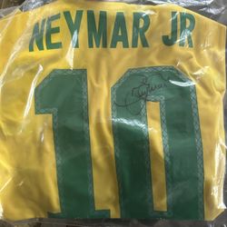 Neymar Jr Signed Jersey W/ COA