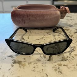 Miu Miu Black Sunglasses