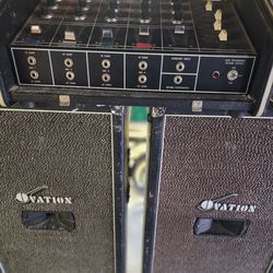 Ovation PA system.