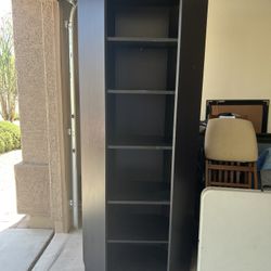 Black/Brown IKEA Corner Book Shelf/decor Shelf 
