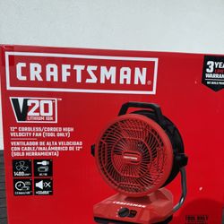 Craftsman Fan 20v Or Plugged In New 