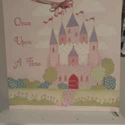 Large Princess Canvas Picture