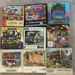 9 Puzzles Complete In Good Condition