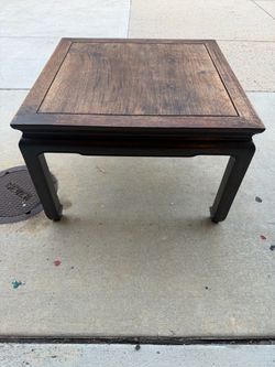 Small Wooden End Table