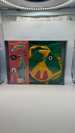 Vintage Rubies JAMA Costume Dinosaur With Original Box Size 2-4 Toddler Made In USA