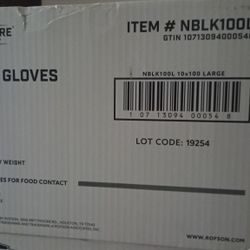 Nitrile Gloves Black