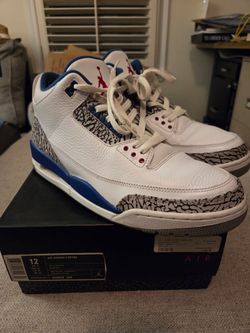 Jordan 3 "True Blue" Size 12