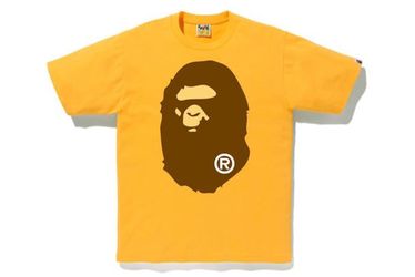 New  Big Ape Head T-Shirt Yellow