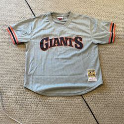 SF Giants Mitchell And Ness Will Clark Jersey