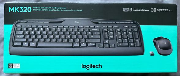 Logitech Wireless Keyboard and Mouse Combo - MK320