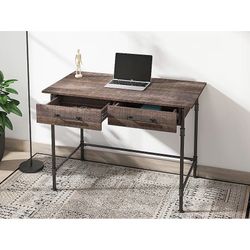 Modern Desk from Lowe's to match Industrial Pipe Shelf - $159