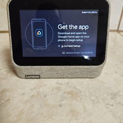Lenovo's smart clock with google assistant