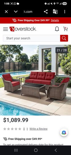 Patio conversation set