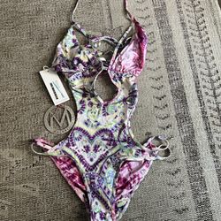 Brand New 1 Piece Thong Bikini Size S