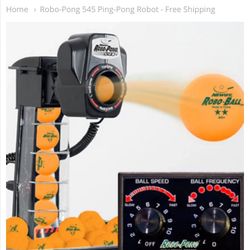Robo-Pong 545 Ping-Pong Robot