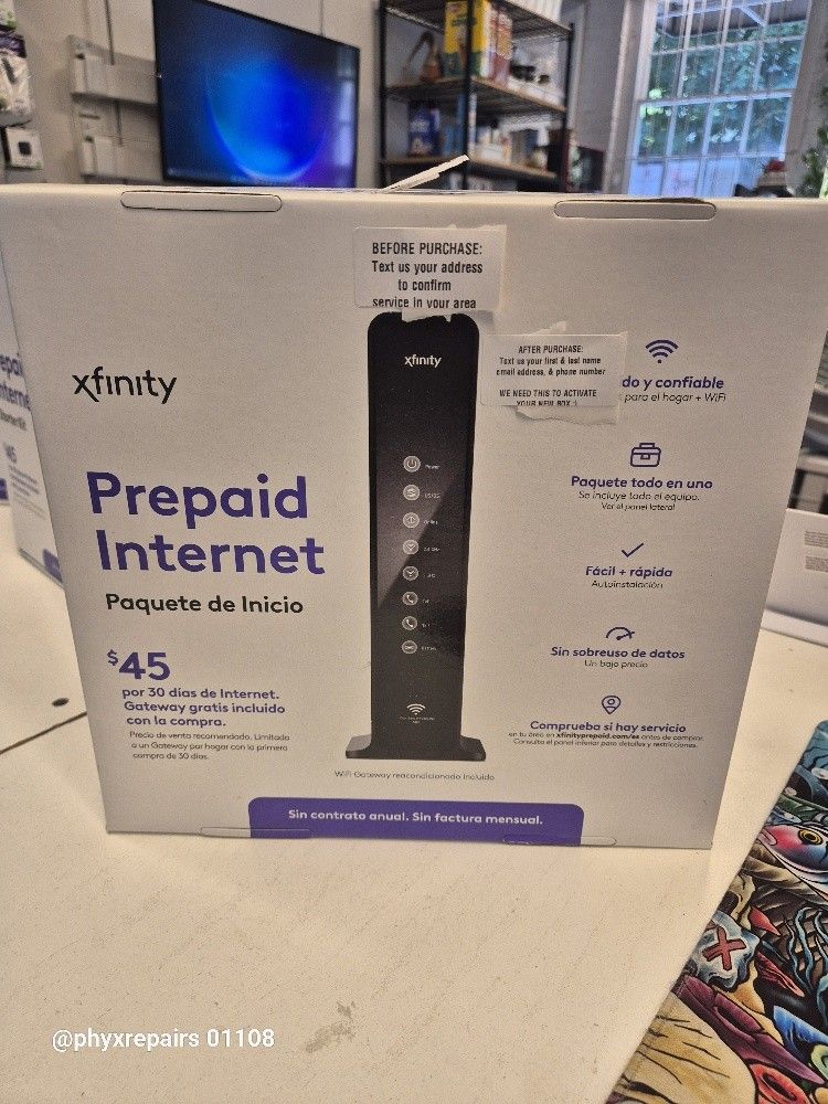 XFINITY NOW Home Internet XB3 Router / Modem - Monthly Service