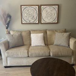 Beautiful Beige Couch