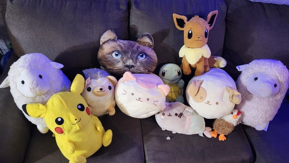 Couchfull Of Kids plushies. Pokémon And Other Collectibles.