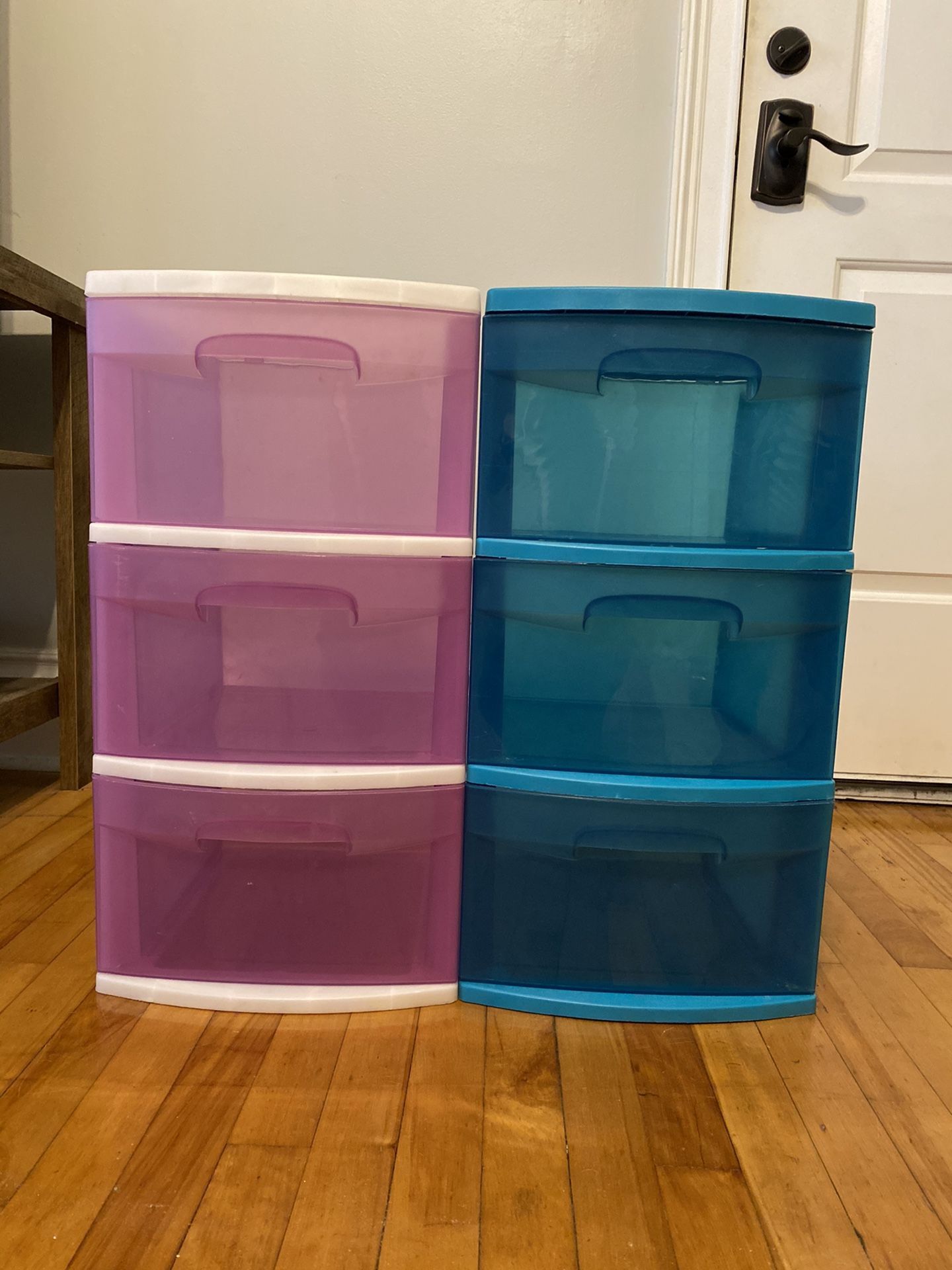 Set of 3-drawer storage container