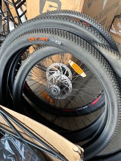 Old front bike tire