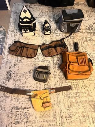 Tool bags and cooler (various prices)
