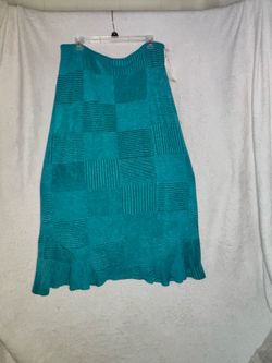 Womens skirt - French laundry size L - turquoise - new with tags