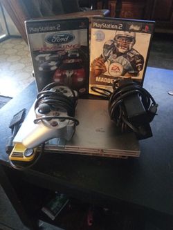 Ps2 With Games An Memory Card