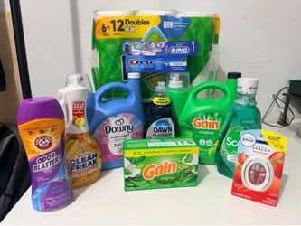 Huge Household Bundle | Bounty, Gain, Downy, Dawn, Crest, Scope, Febreze | Brand New
