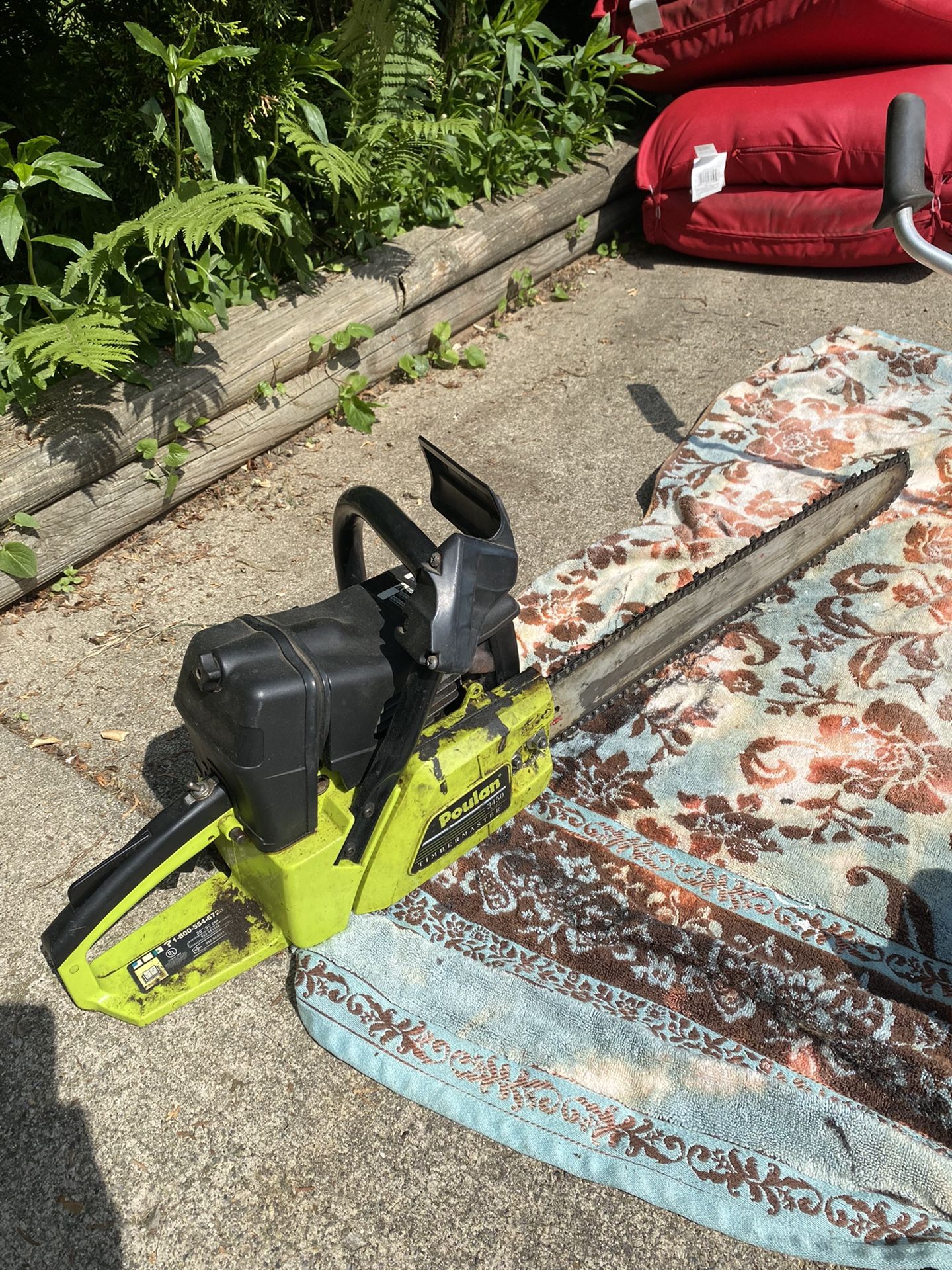 Poulan 3450 Timbermaster Chainsaw 20inch