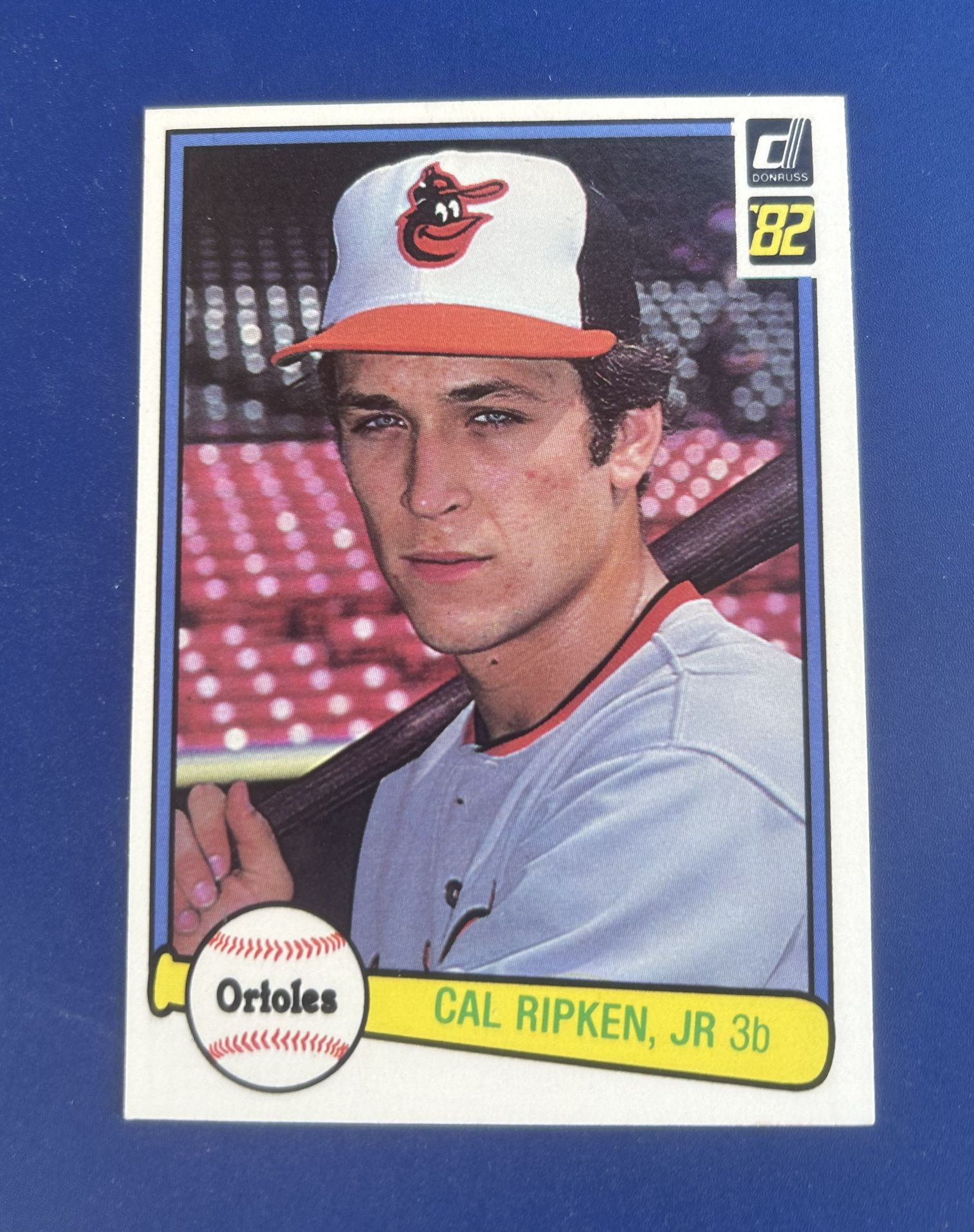 1982 Donruss Cal Ripken Jr Rookie Baseball Card 