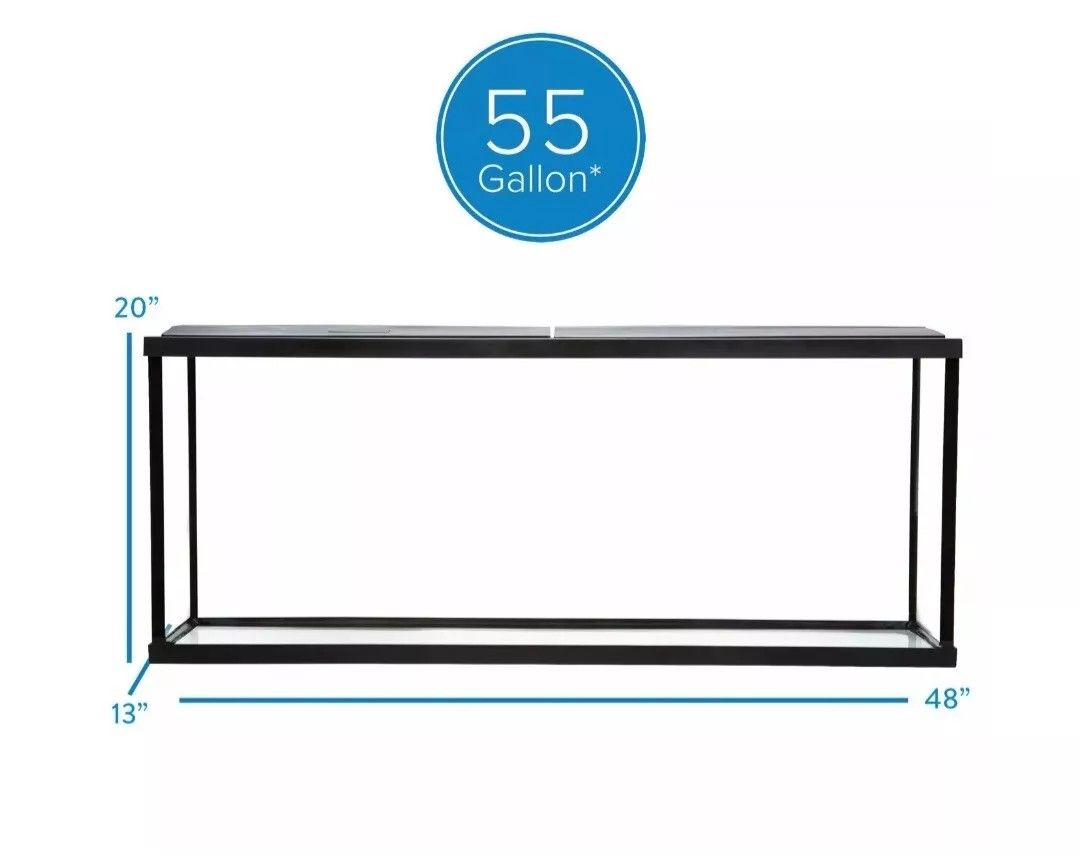 TOP FI
55 gallon aquarium with filter, light,and decors