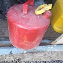 Red Galvanized Steel Type I Gasoline Safety Can