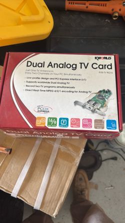Dual Analog Tv Card