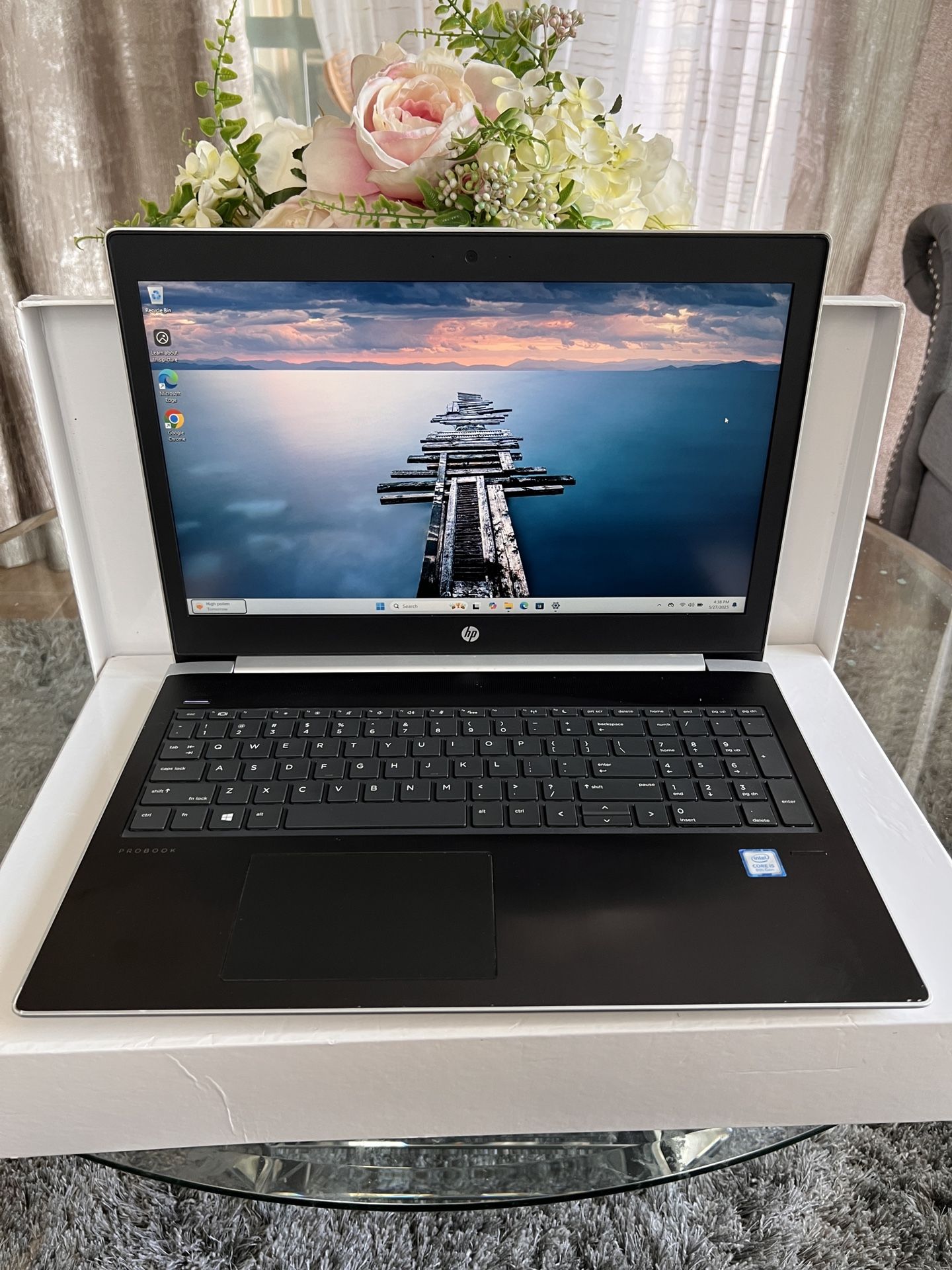 HP ProBook 450 G5 Laptop Notebook Intel i5 8th Gen 256GB HDD 8GB RAM Windows 11 and Office - $150