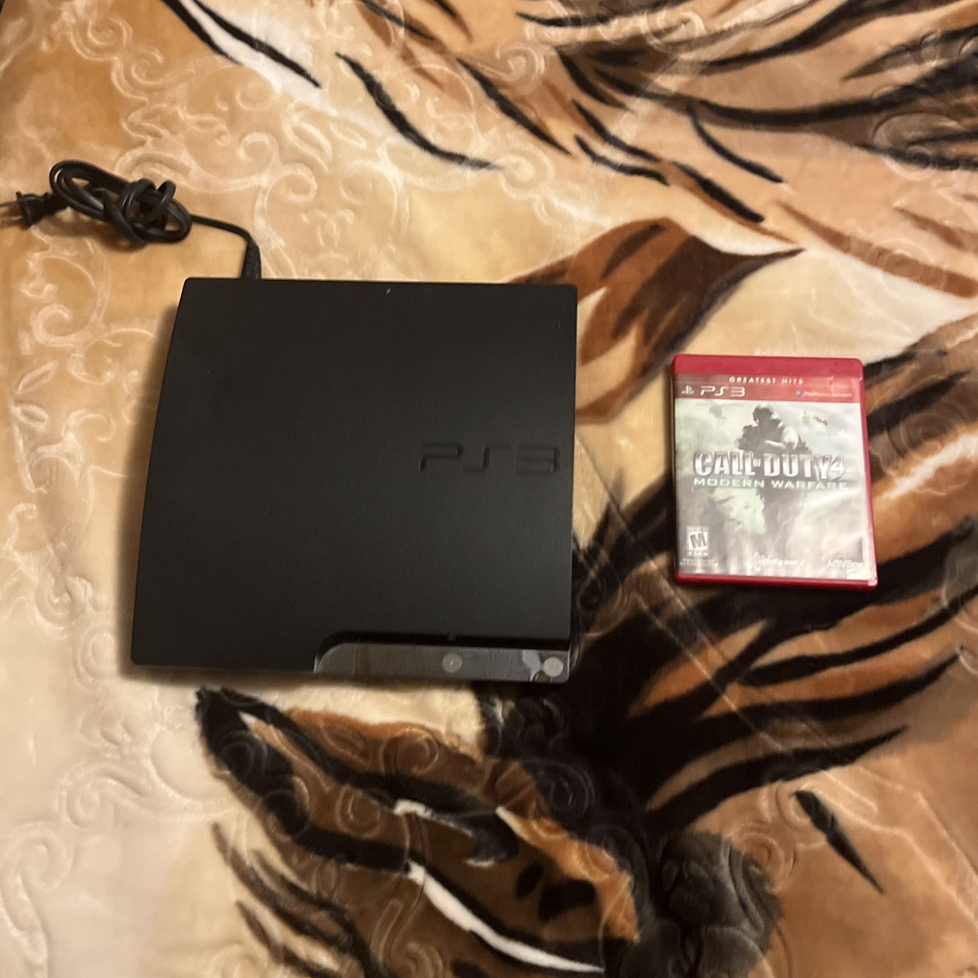 Ps3 With Modern Wafare Original