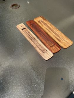 Wooden Hand Made Incense Holder And Ash Catcher 