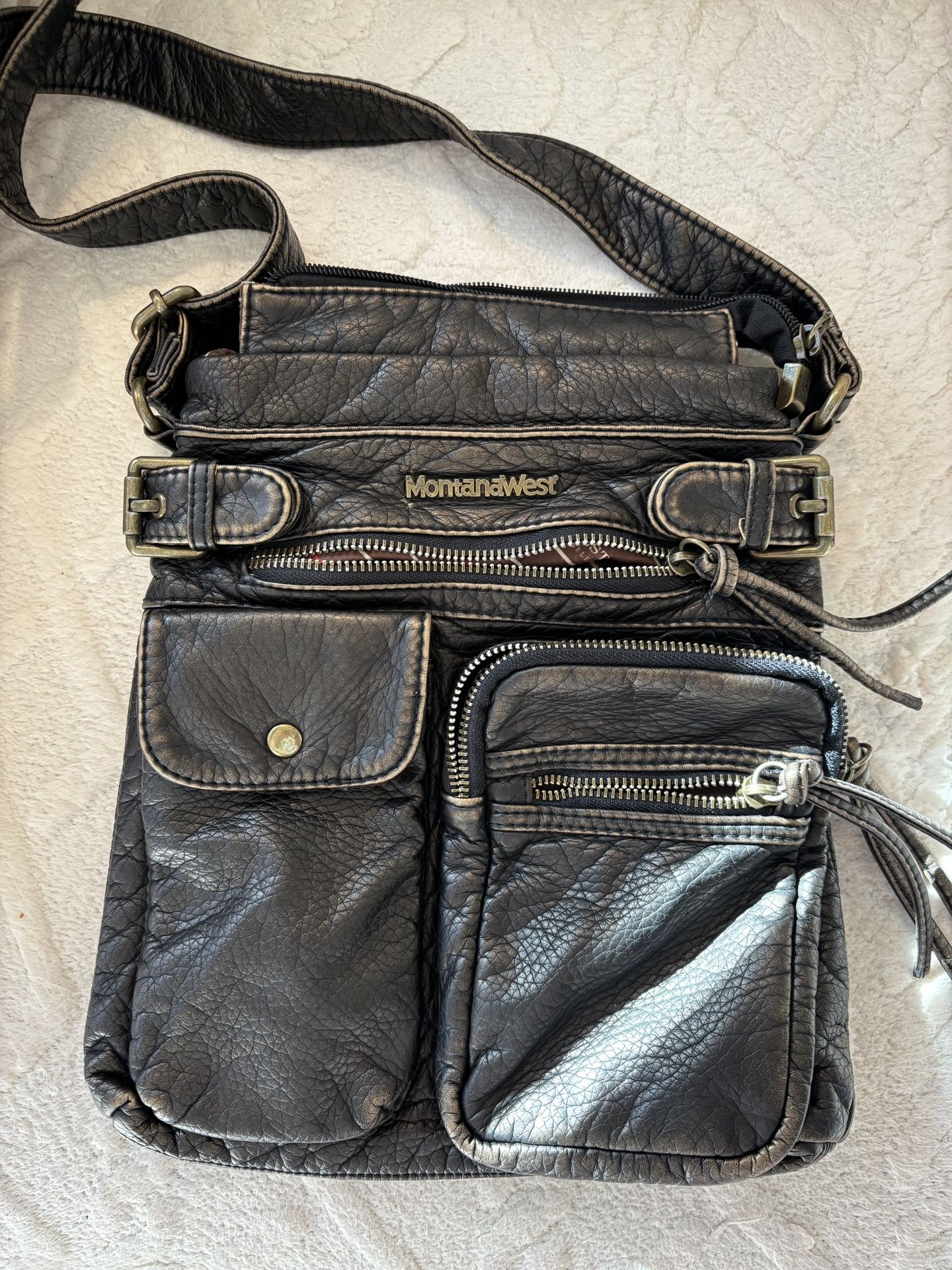 Montana West Leather Purse Crossbody