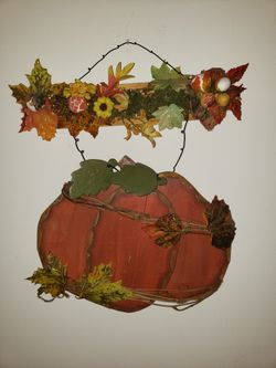 Lot of 4 Fall Holiday Signs